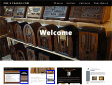 Tablet Screenshot of philcoradio.com